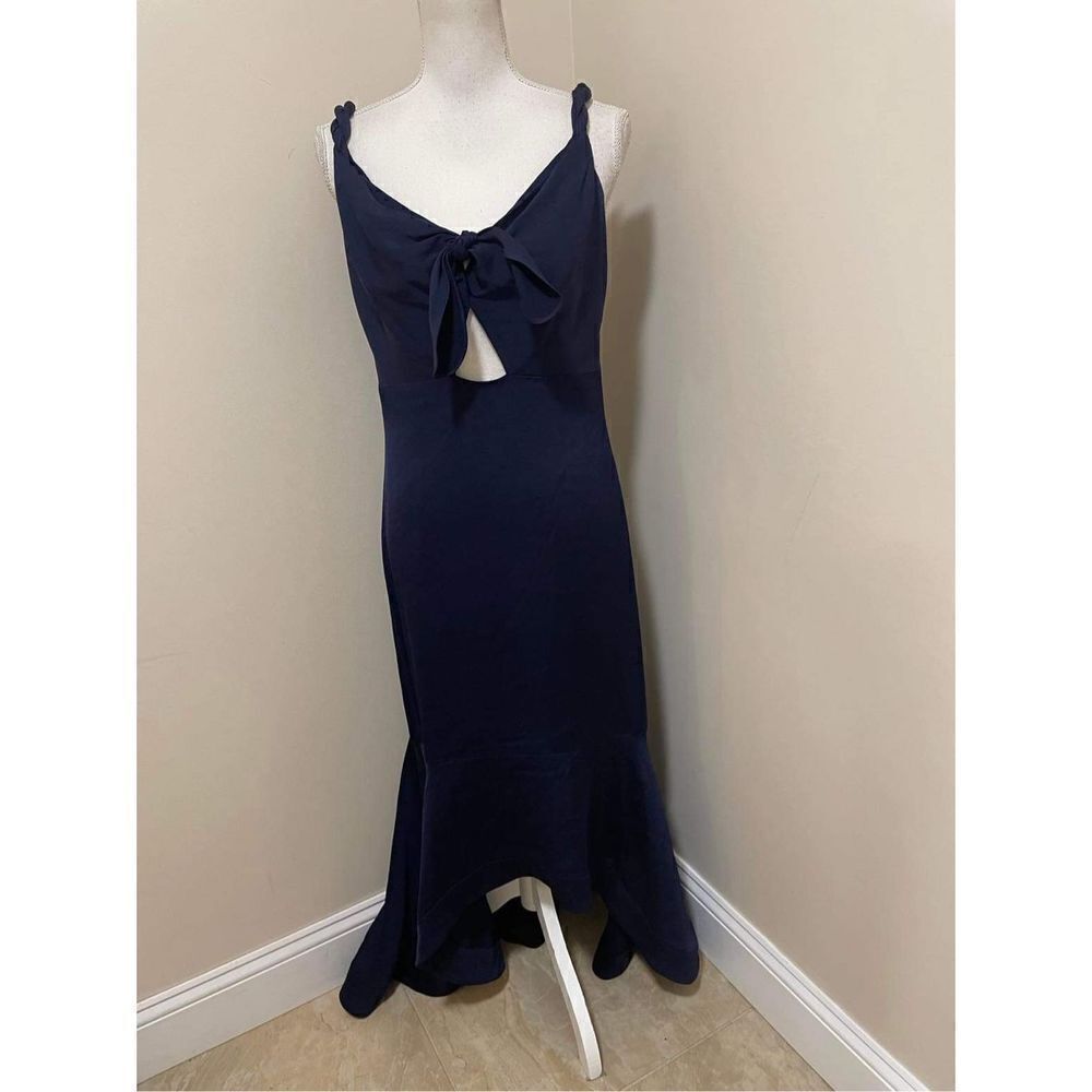 Anthropologie Shoshanna Ibiza Satin Dress Size 4 - Picture 4 of 9